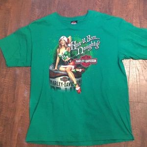 Harley Davidson Christmas Tee